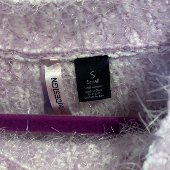 cropped lavender sweater - Picture 3 of 3